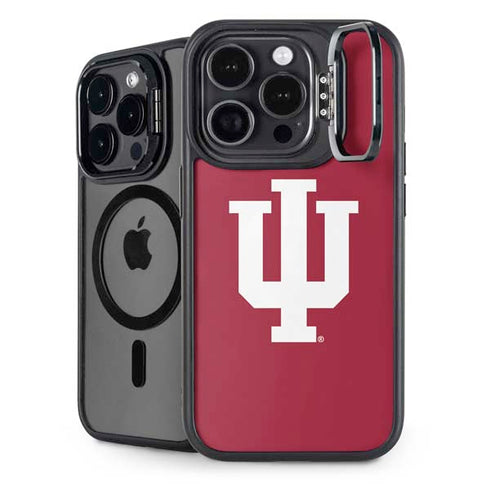 Indiana University IU Logo iPhone 15 Pro Kickstand Case